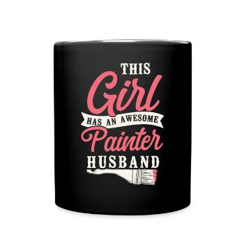 House Painter Decorator Wife This - Full Colour Mug - black - Front