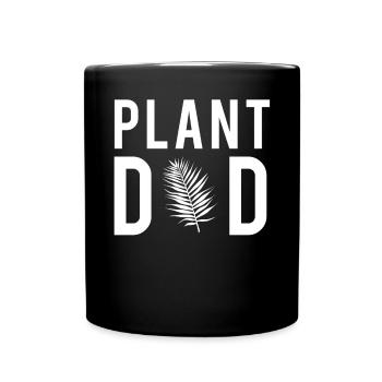 Plant Dad Botany Father Plants Style - Full Colour Mug - black - Front