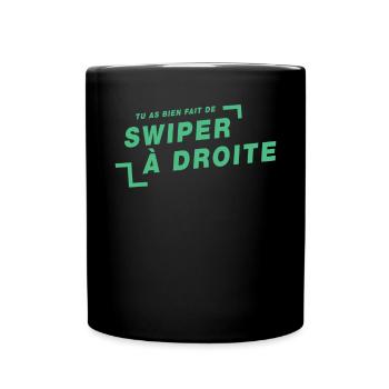Cadeau Saint Valentin Homme Femme Humoristique - Mug uni - noir - Devant