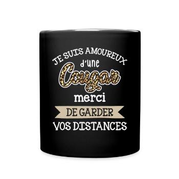 Cadeau Saint Valentin Homme Femme Humoristique - Mug uni - noir - Devant
