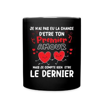 Cadeau Saint Valentin Homme Femme Humoristique - Mug uni - noir - Devant