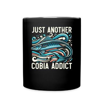 Cobia Angeln Liebhaber Fischfänger Fischer - Tasse einfarbig - Schwarz - Vorne