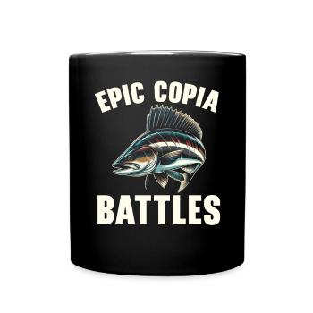 Cobia Fishing Lover Fish Catcher Fisher Fisherman - Full Colour Mug - black - Front