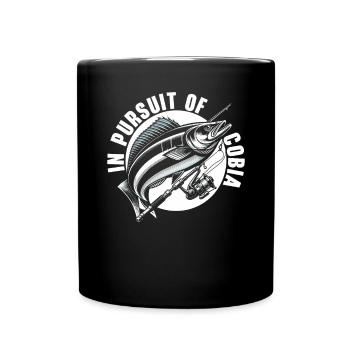 Cobia Fishing Lover Fish Catcher Fisher Fisherman - Full Colour Mug - black - Front