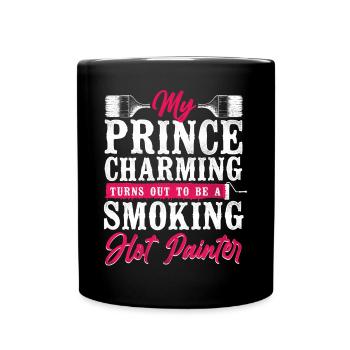 House Painter Decorator Girlfriend - Full Colour Mug - black - Front