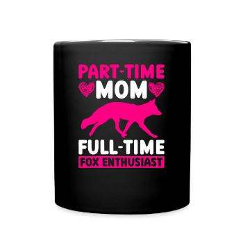 Funny Gifts for Fox Lovers - Full Colour Mug - black - Front