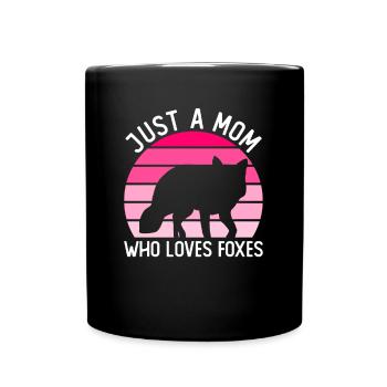 Cadeaux amusants pour les amoureux du renard - Mug uni - noir - Devant