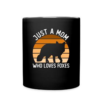Cadeaux amusants pour les amoureux du renard - Mug uni - noir - Devant
