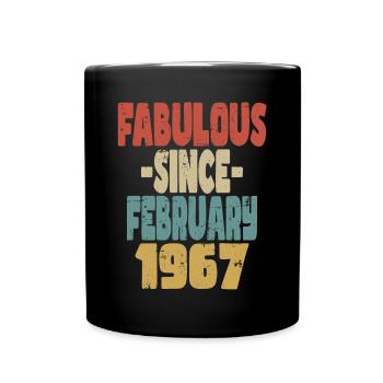 Fabuleux février 1967 - Mug uni - noir - Devant