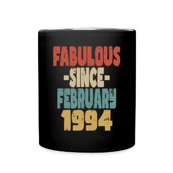 Fabuleux Février 1994 - Mug uni - noir - Devant