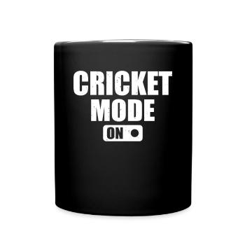 Cricketing Cricketer Joueur de cricket - Mode Cricket - Mug uni - noir - Devant