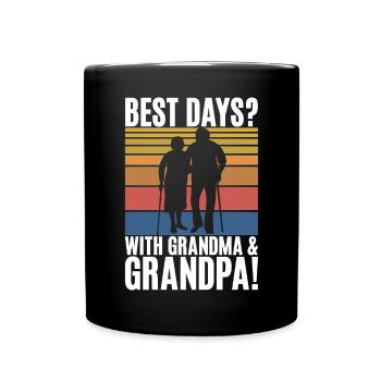 Granddaughter Gifts - Full Colour Mug - black - Front
