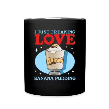 Banana Pudding Banana Pudding Gift - Full Colour Mug - black - Front