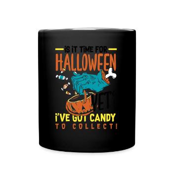 Time for Halloween Festive - Tasse einfarbig - Schwarz - Vorne