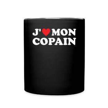 Cadeau St Valentin Femme Copine Humoristique - Mug uni - noir - Devant
