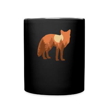 Cadeaux amusants pour les amoureux du renard - Mug uni - noir - Devant