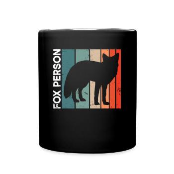 Cadeaux amusants pour les amoureux du renard - Mug uni - noir - Devant