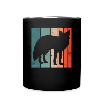 Cadeaux amusants pour les amoureux du renard - Mug uni - noir - Devant