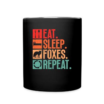 Cadeaux amusants pour les amoureux du renard - Mug uni - noir - Devant