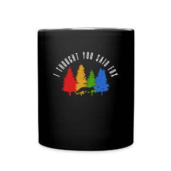 Cadeaux amusants pour les amoureux du renard - Mug uni - noir - Devant