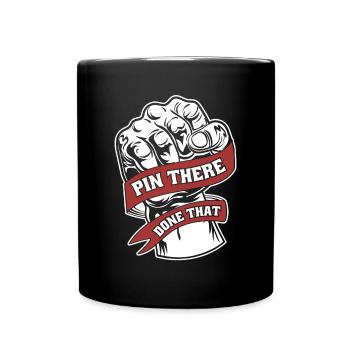 épingler là fait que les techniques exercice bras - Mug uni - noir - Devant