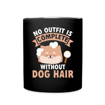 Salon de coiffure pour chiens - Mug uni - noir - Devant