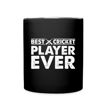 Best Cricket Player Ever - Cricket Game Cricket Pl - Full Colour Mug - black - Front