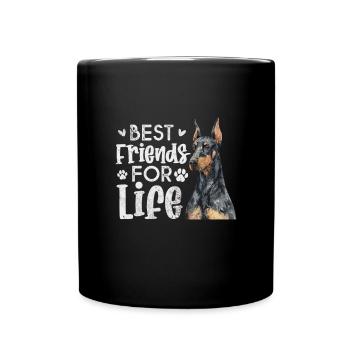 Doberman - Full Colour Mug - black - Front