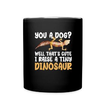 Gecko Salamander Lizard Reptile Gift - Full Colour Mug - black - Front