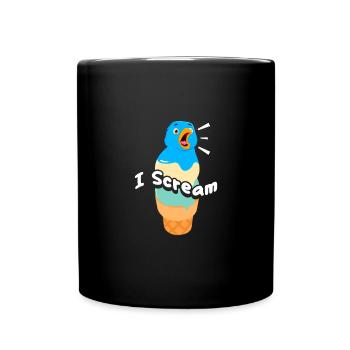 Crème glacée Crème glacée Crème glacée Cadeau d’été - Mug uni - noir - Devant