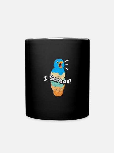 Eiscreme - Tasse einfarbig - Schwarz