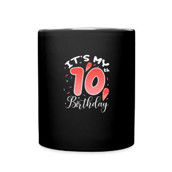 Eiscreme Eis Eiskrem Ice Cream Sommer Geschenk - Tasse einfarbig - Schwarz - Vorne