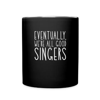 Chanteur chanteur chanteur musicien cadeau - Mug uni - noir - Devant