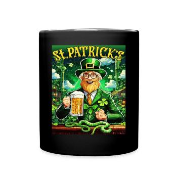 JOUR DE LA SAINT-PATRICK SERPENT BIÈRE TRÈFLE - Mug uni - noir - Devant