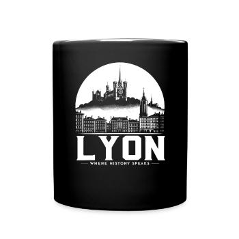 Lyon France Voyage Vacances Touriste J’aime Lyon - Mug uni - noir - Devant