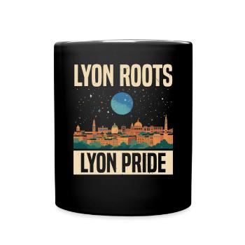 Lyon France Voyage Vacances Touriste J’aime Lyon - Mug uni - noir - Devant