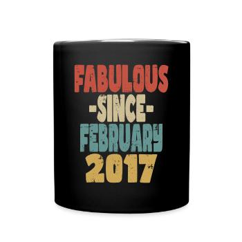 Fabuleux Février 2017 - Mug uni - noir - Devant