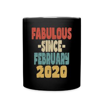 Fabuleux février 2020 - Mug uni - noir - Devant