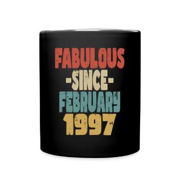 Fabuleux Février 1997 - Mug uni - noir - Devant