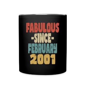 Fabuleux Février 2001 - Mug uni - noir - Devant