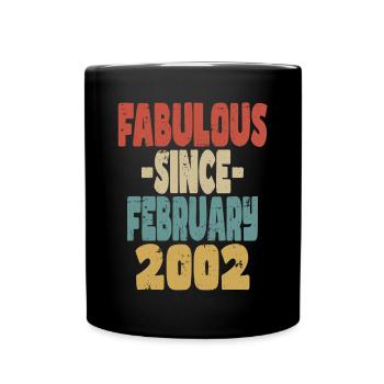 Fabulous February 2002 - Full Colour Mug - black - Front