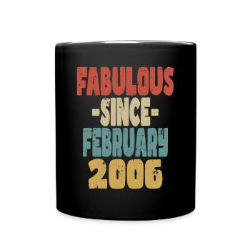 Fabuleux Février 2006 - Mug uni - noir - Devant