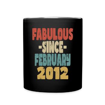 Fabuleux Février 2012 - Mug uni - noir - Devant