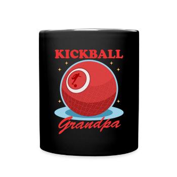 Kickball grand-père Kickball joueur Kickballer cadeau - Mug uni - noir - Devant