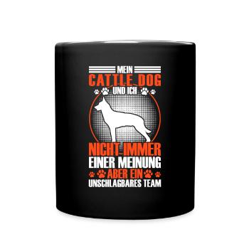 Le bouvier australien est imbattable - Mug uni - noir - Devant