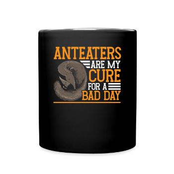 Fourmilier me guérit Ours fourmilier - Mug uni - noir - Devant