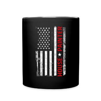 House Painter Decorator American - Full Colour Mug - black - Front