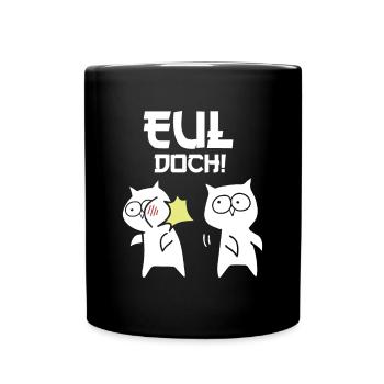Owl but owls howl but slap in the face - Full Colour Mug - black - Front