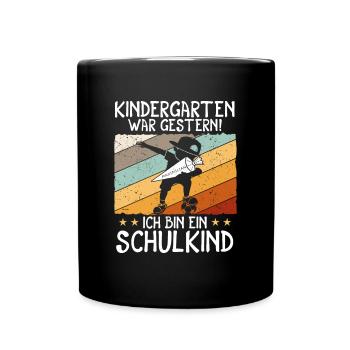 I'm a schoolchild Maximilian - Full Colour Mug - black - Front