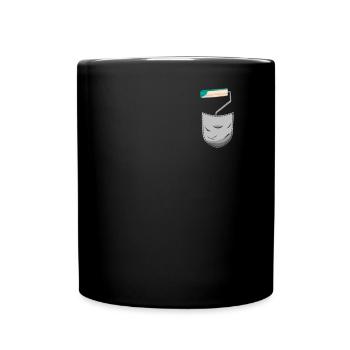 Poche de décorateur de peintre en bâtiment - Mug uni - noir - Devant